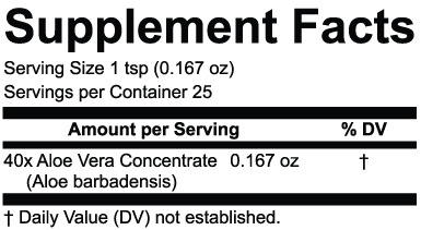 40x Aloe Vera Concentrate