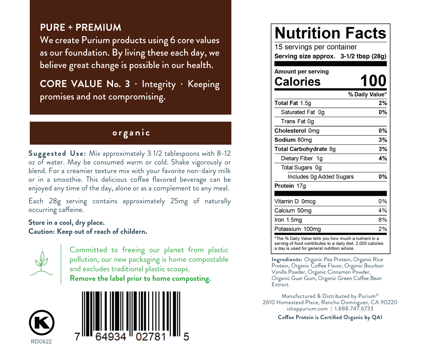 Coffee Protein Powder