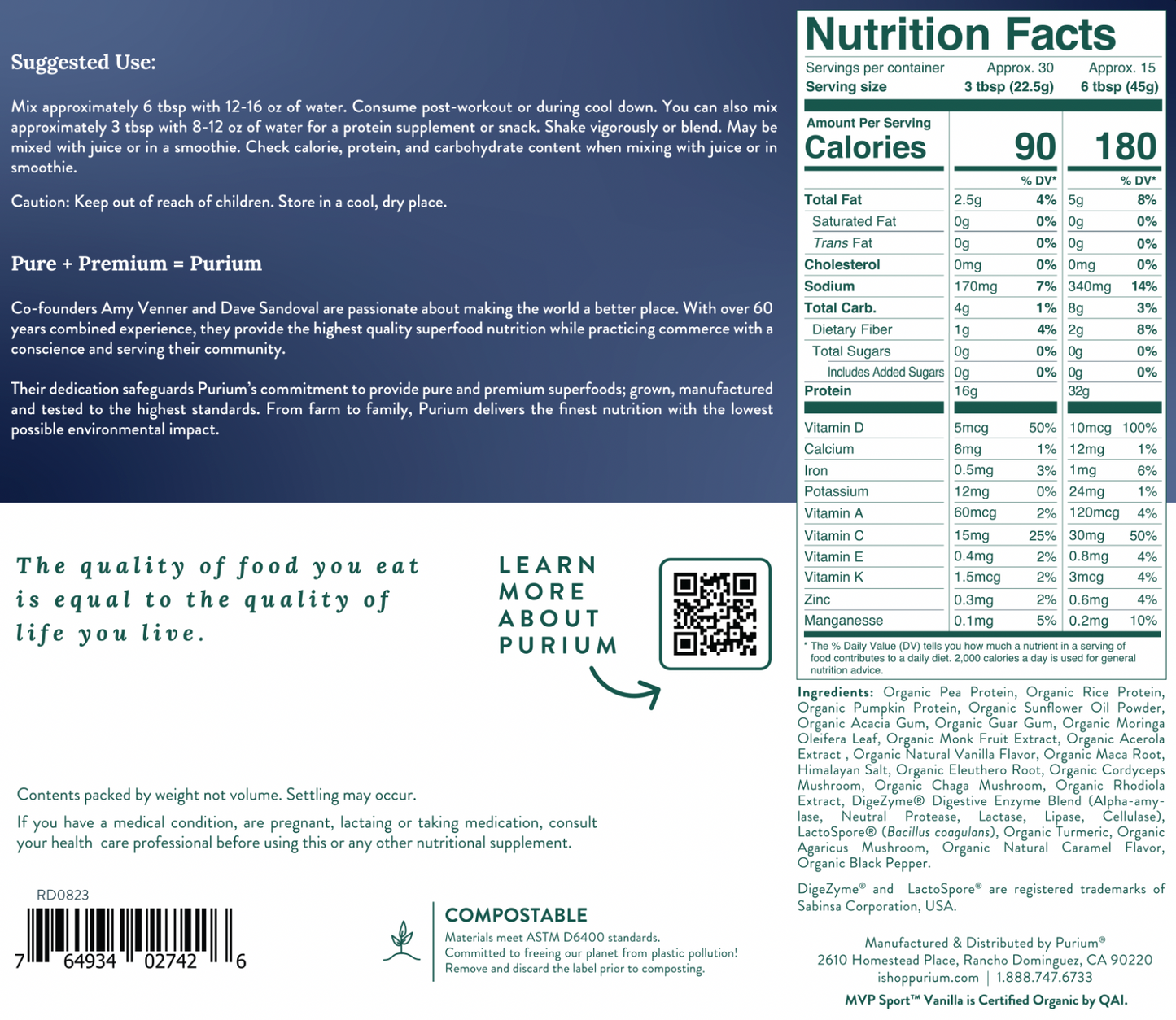 MVP Sport Protein Powder