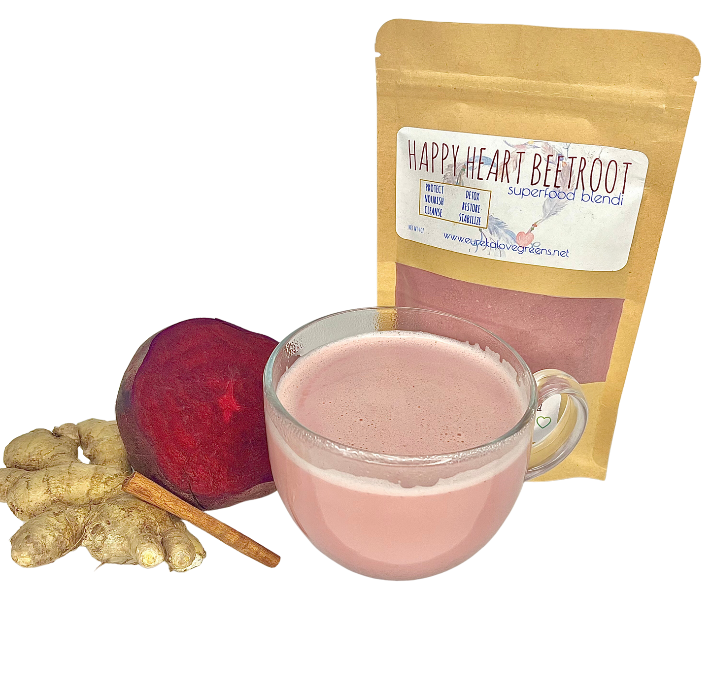Happy Heart Beetroot Blendi™ Latte