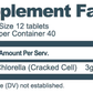 Cracked Cell Chlorella Tablets